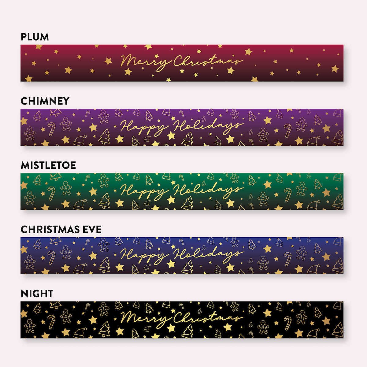 The Jewel Collection - Merry Christmas - Pattern - TRAVEL TIN SET