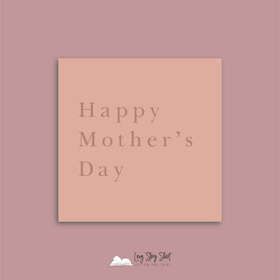 Blush Mothers Day Vinyl Label Pack
