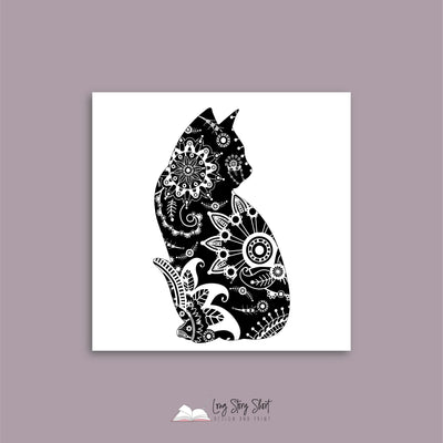 Cat Mandala Vinyl Label Pack