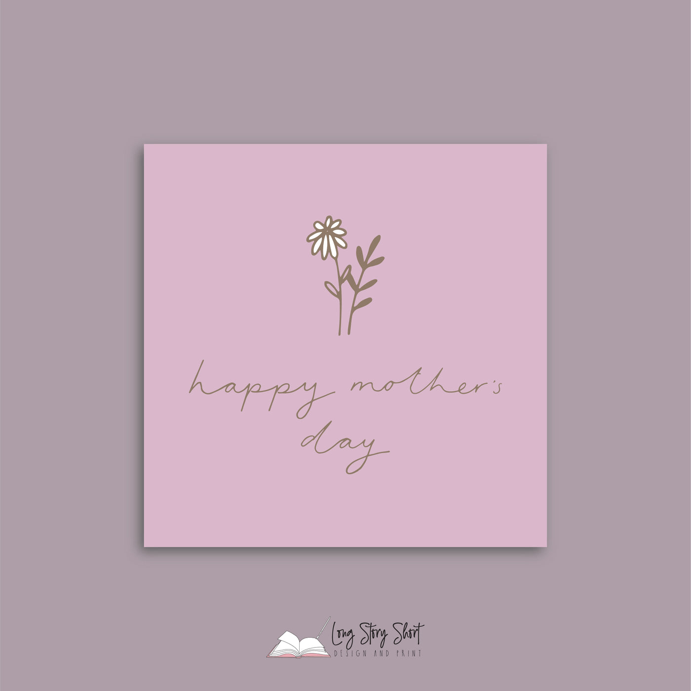 Lilac Stem Mothers Day Vinyl Label Pack