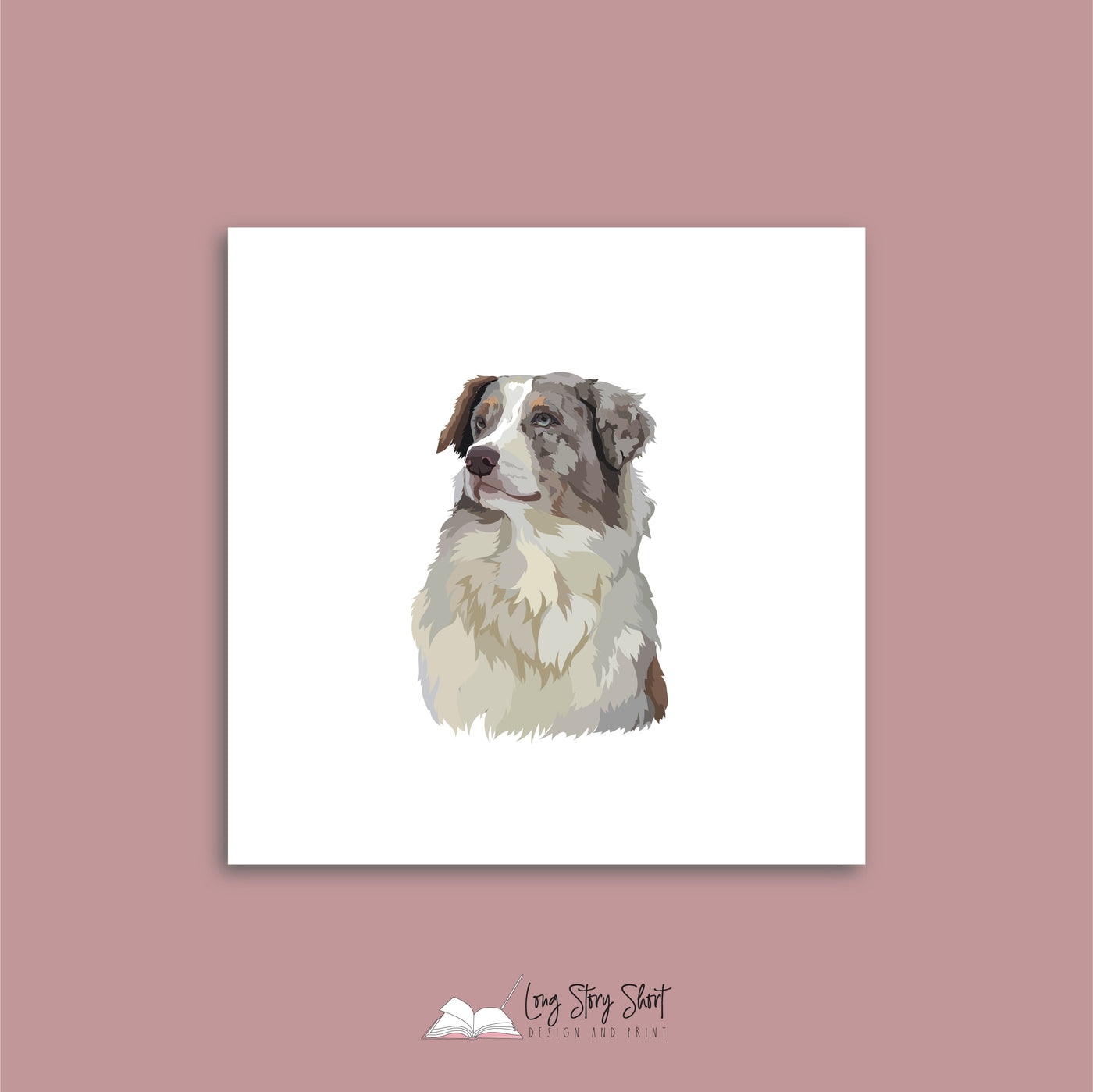 It's a Dog's Life (Australian Shephard) Vinyl Label Pack