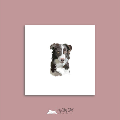It's a Dog's Life (Border Collie) Vinyl Label Pack