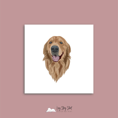 It's a Dog's Life (Golden Retriever v2) Vinyl Label Pack