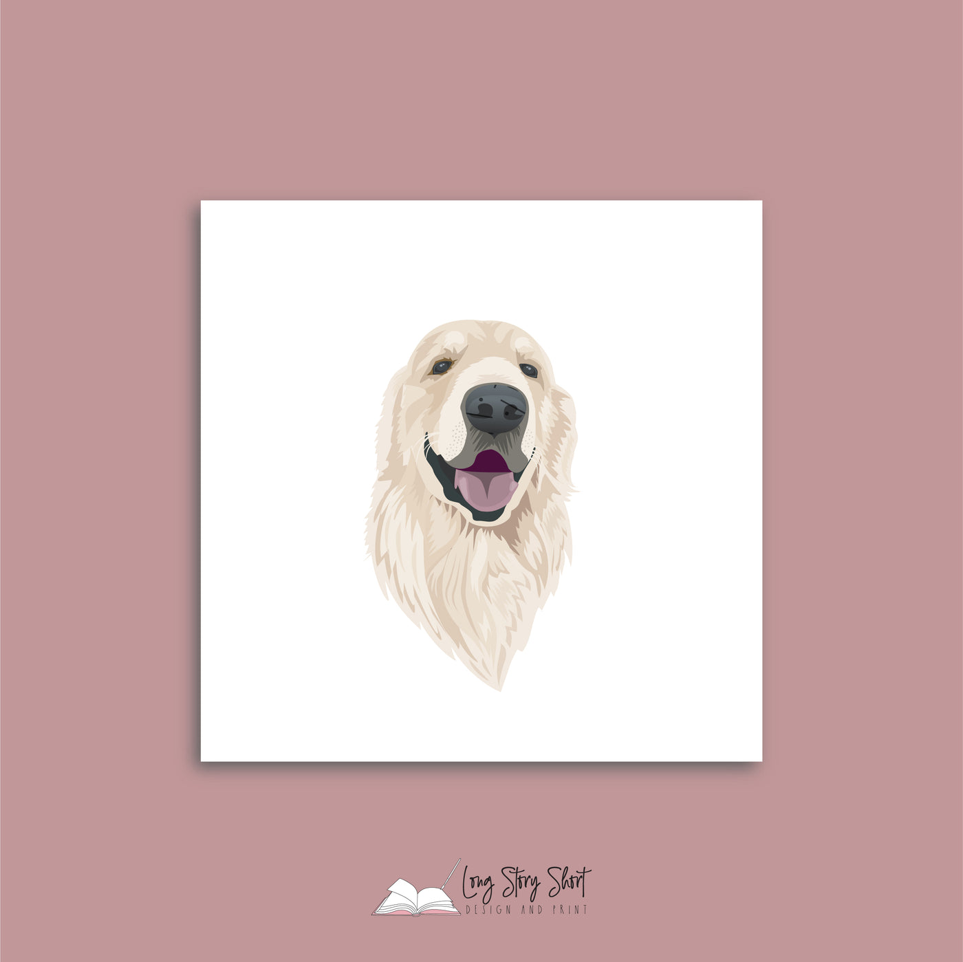 It's a Dog's Life (Golden Retriever) Vinyl Label Pack