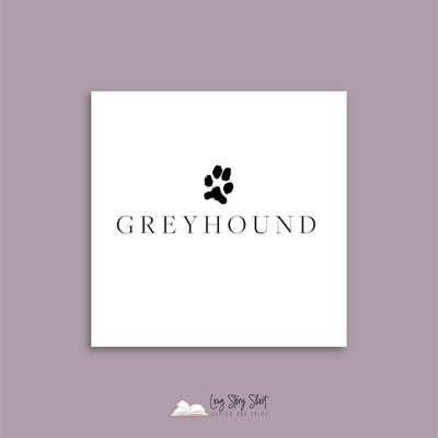 It's a Dog's Life (Greyhound) Vinyl Label Pack