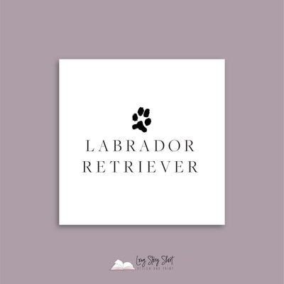 It's a Dog's Life (Labrador) Vinyl Label Pack