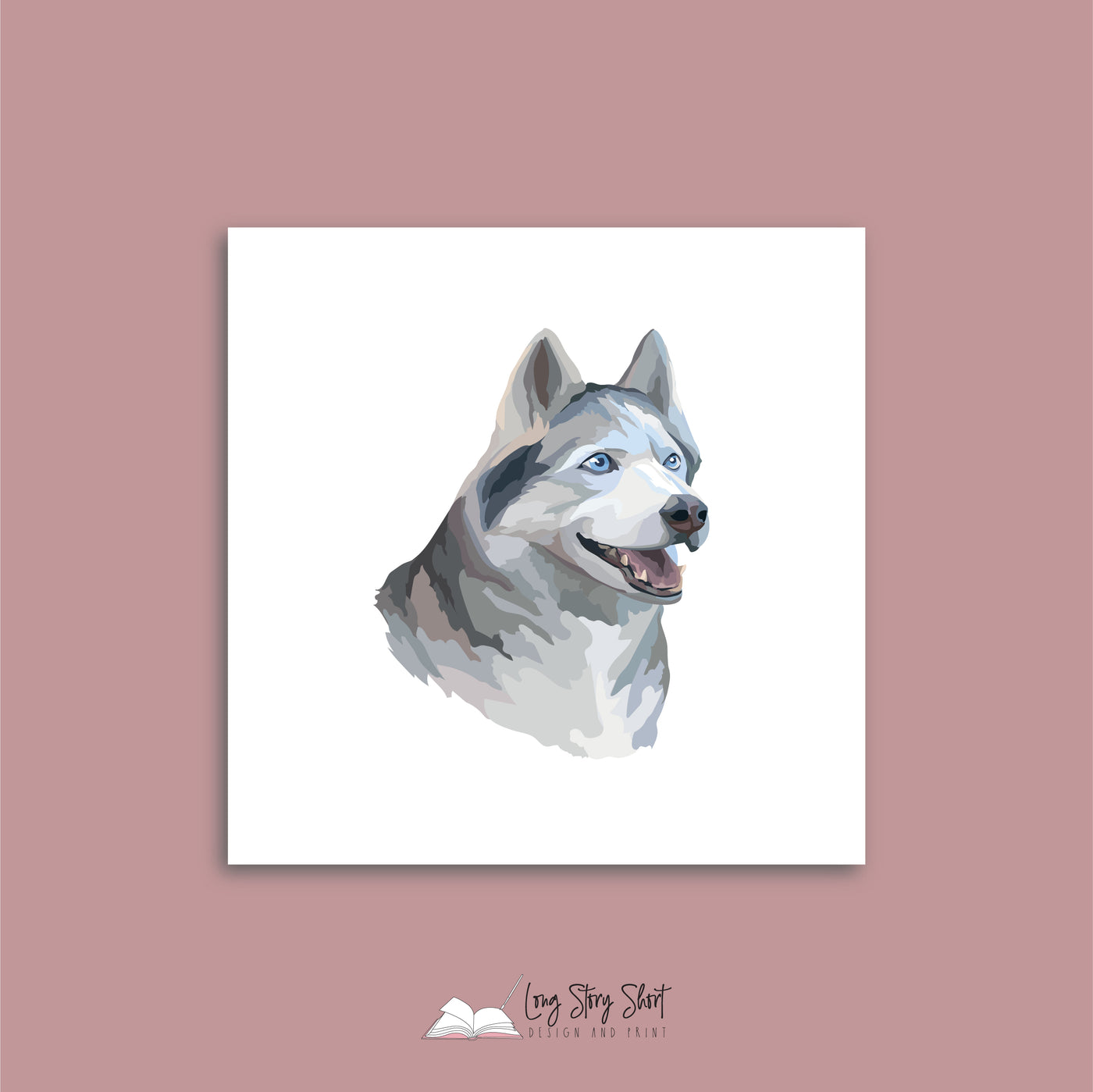 It's a Dog's Life (Siberian Husky) Vinyl Label Pack