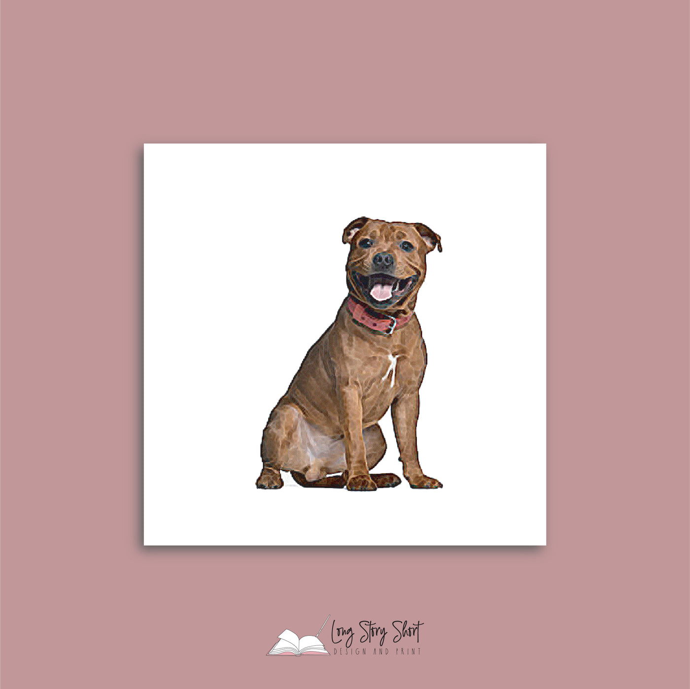 It's a Dog's Life (Staffy) Vinyl Label Pack