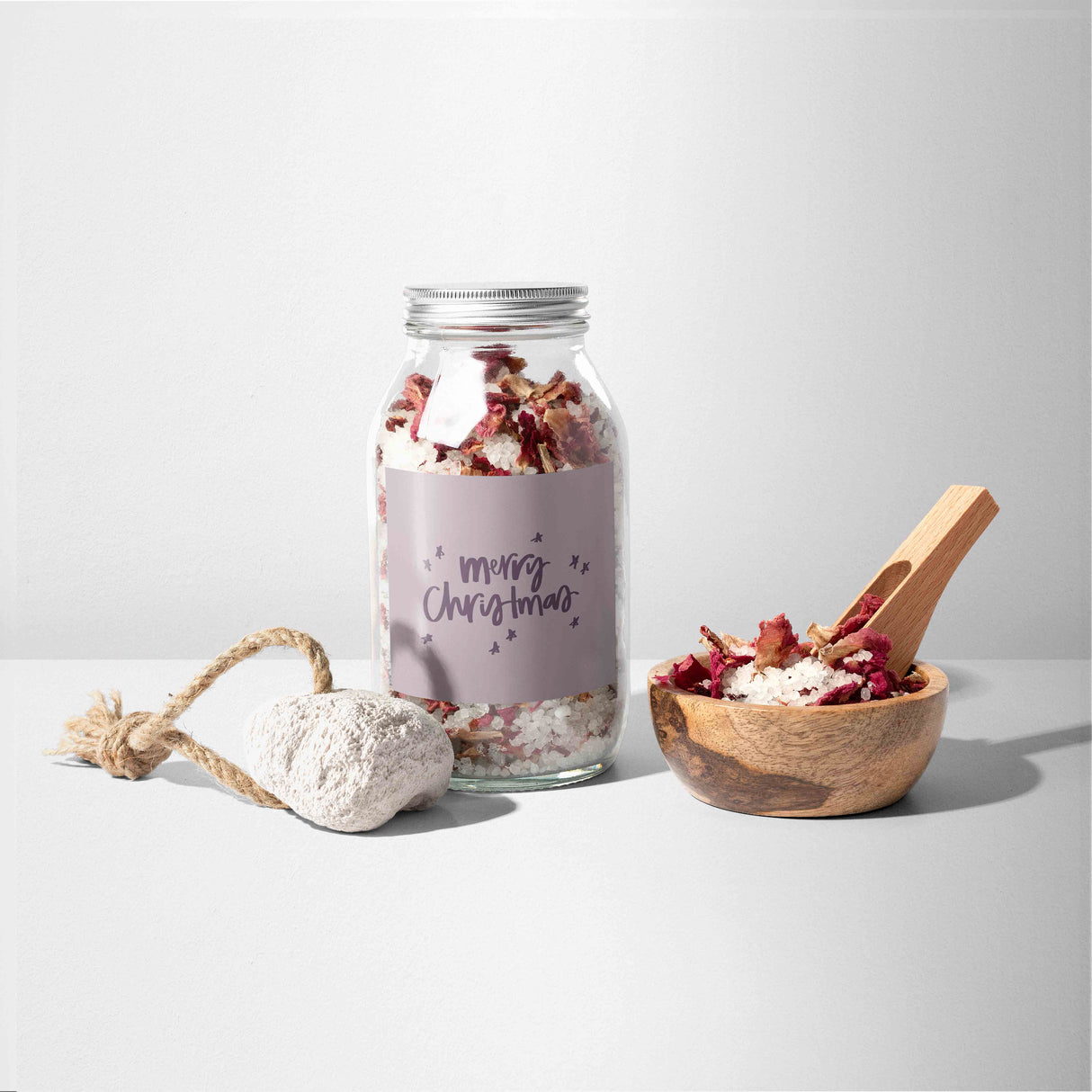 Berry Christmas Cheer Christmas Vinyl Label Pack Square Matte/Gloss