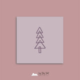 Berry Christmas Cheer Christmas Vinyl Label Pack Square Matte/Gloss