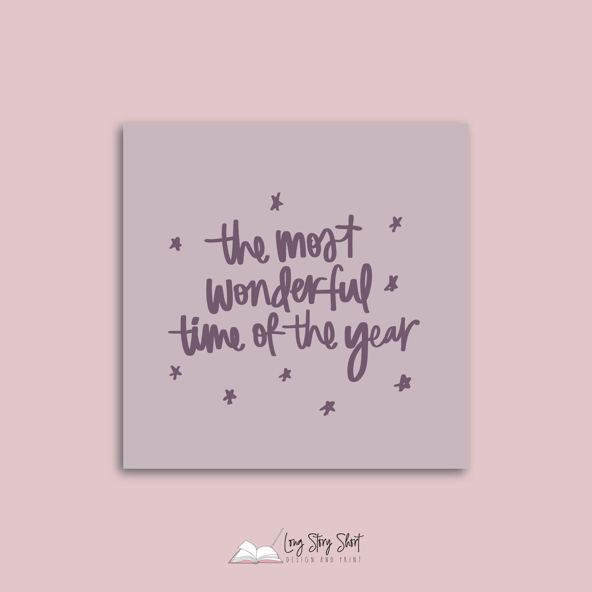 Berry Christmas Cheer Christmas Vinyl Label Pack Square Matte/Gloss