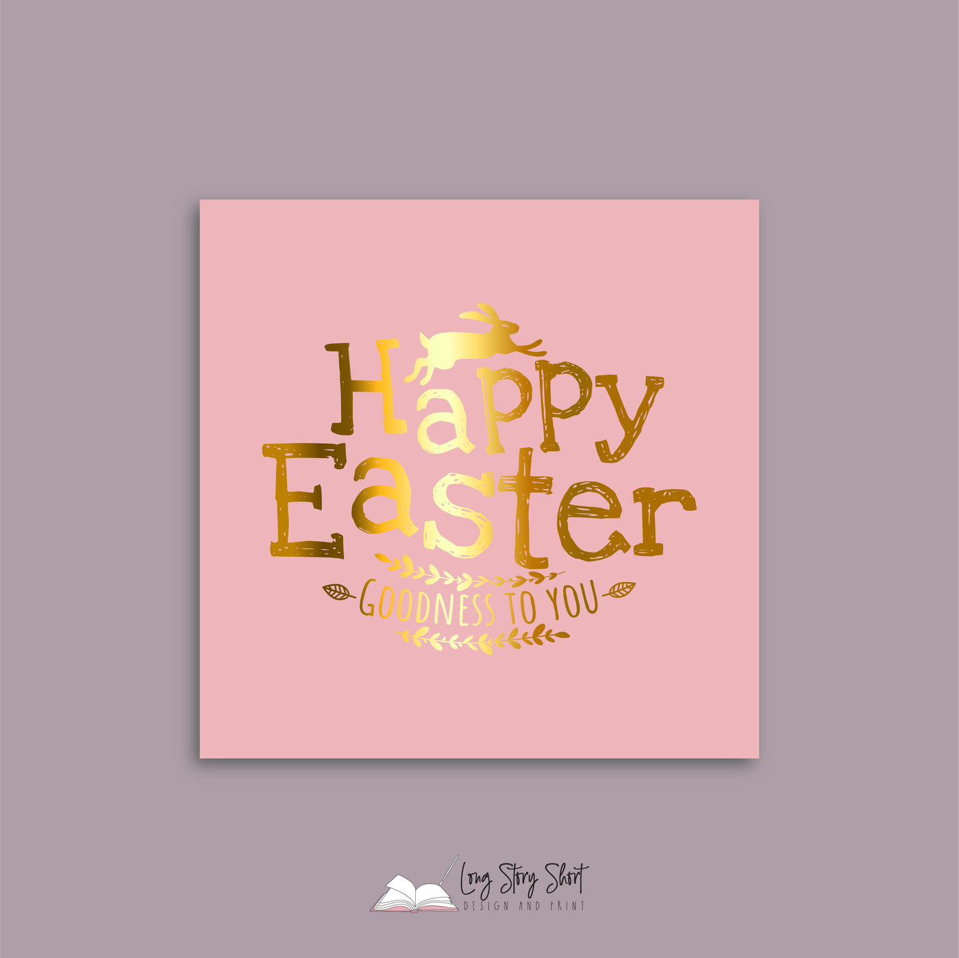 Happy Easter Goodness Vinyl Label Pack (Square) Matte/Gloss/Foil