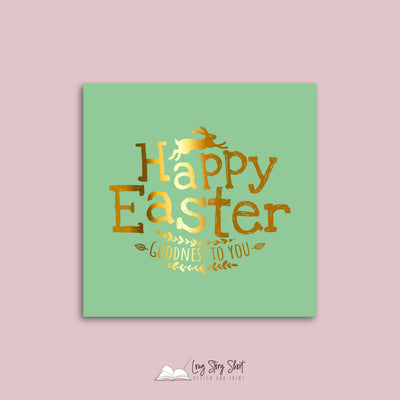 Happy Easter Goodness Vinyl Label Pack (Square)