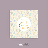 Happy Easter Floral Vinyl Label Pack (Square)