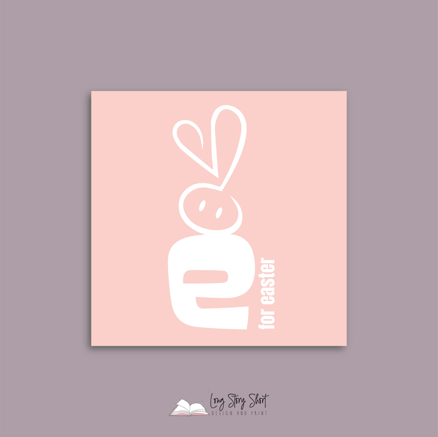 E for Easter Vinyl Label Pack (Square) Matte/Gloss/Foil