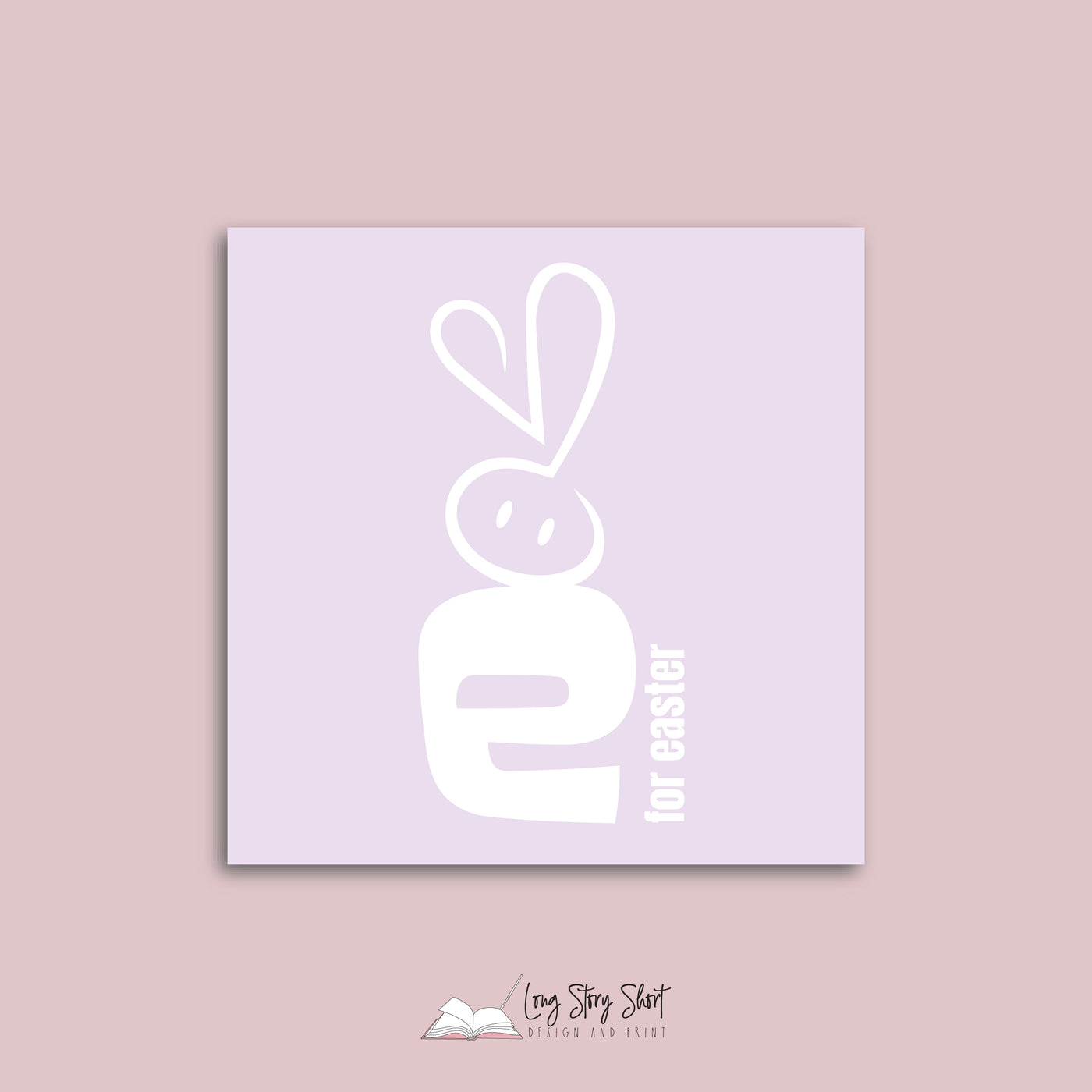 E for Easter Vinyl Label Pack (Square) Matte/Gloss/Foil