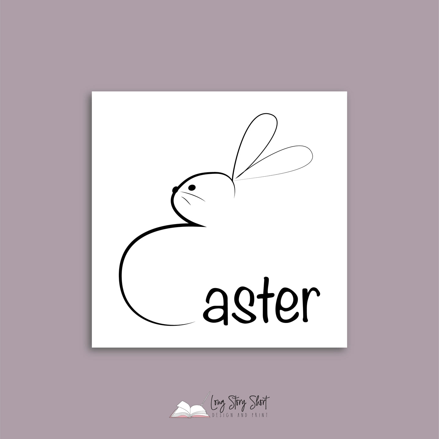 White Easter Vinyl Label Pack (Square) Matte/Gloss/Foil