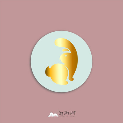 Easter Bunnies Vinyl Label Pack (Round) Matte/Gloss/Foil