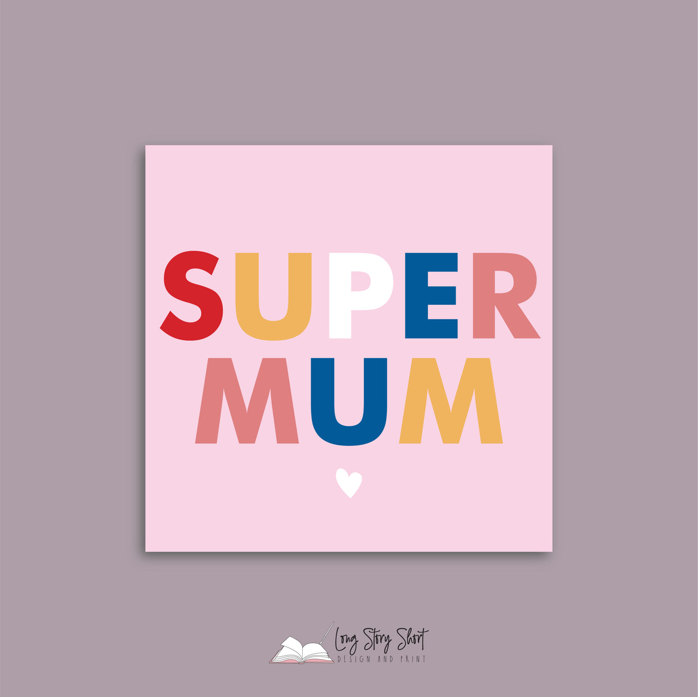Boss Mum Square Vinyl Label Pack