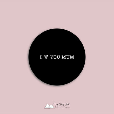 Xoxo Mum Round Vinyl Label Pack