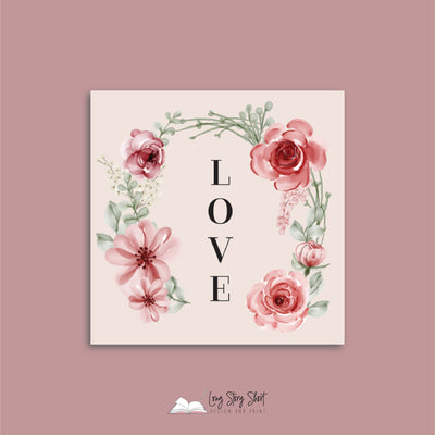 Happy Mothers Day roses Vinyl Label Pack