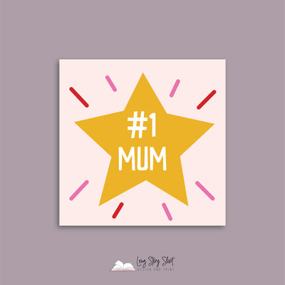 5 star mum Vinyl Label Pack