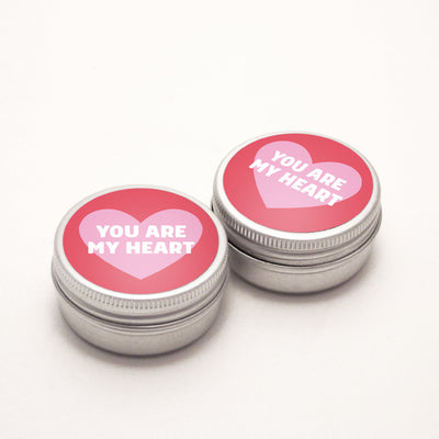 You are my heart Round Vinyl Label Pack