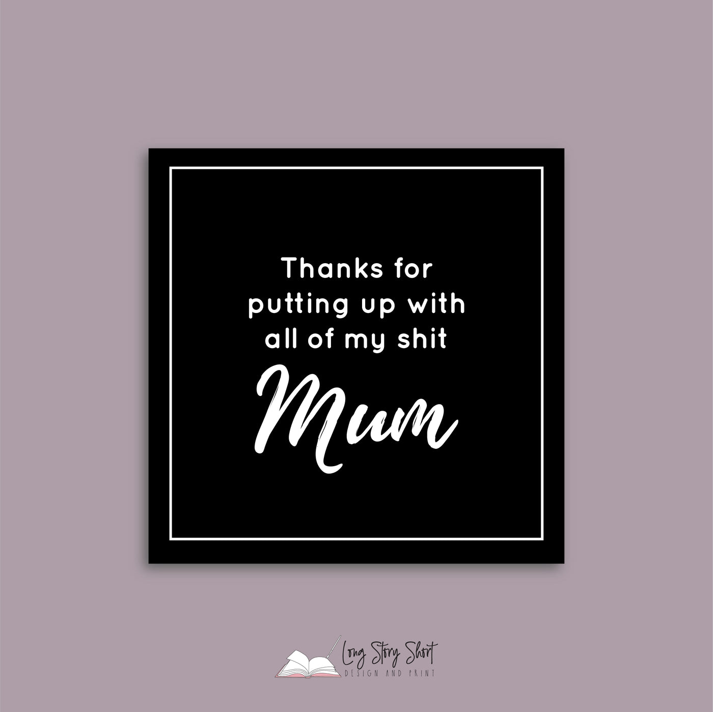 Naughty Mothers Day Label Pack