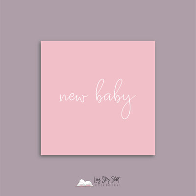 New Baby Pink Vinyl Label Pack