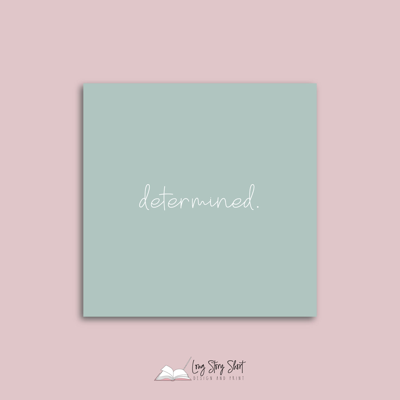 The Determined Muted Vinyl Label Pack