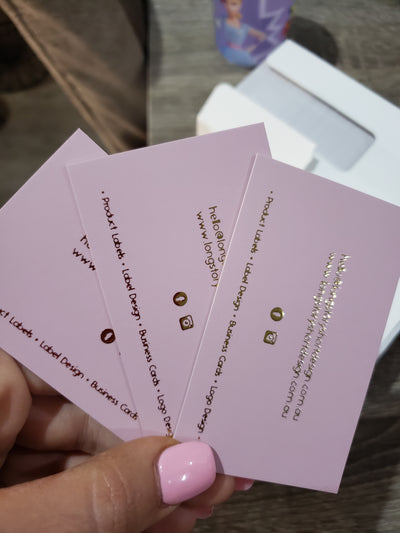 Foiled (Gold/Silver/Rose Gold) Business Cards