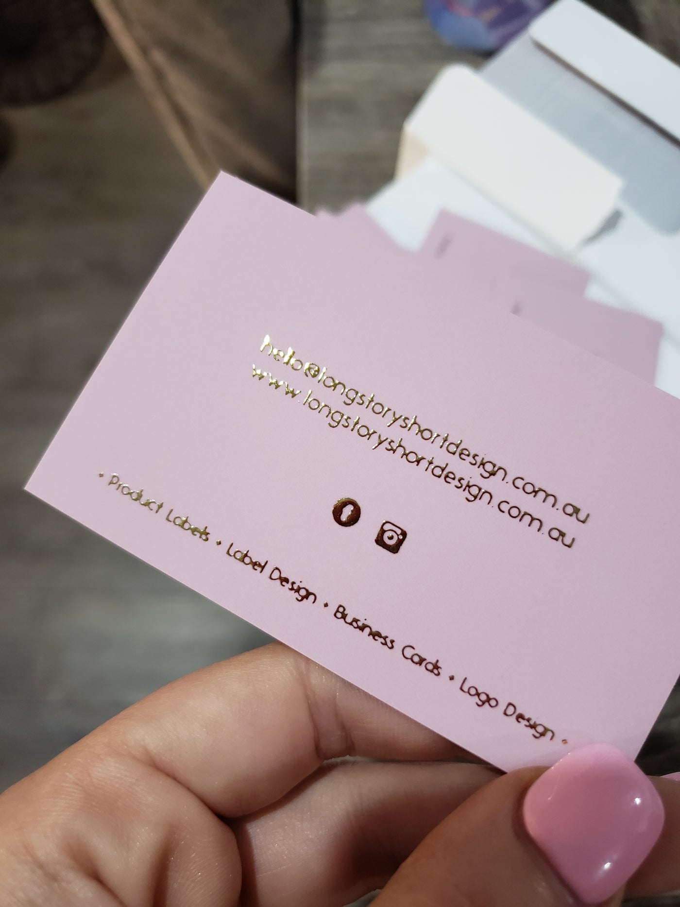 Foiled (Gold/Silver/Rose Gold) Business Cards