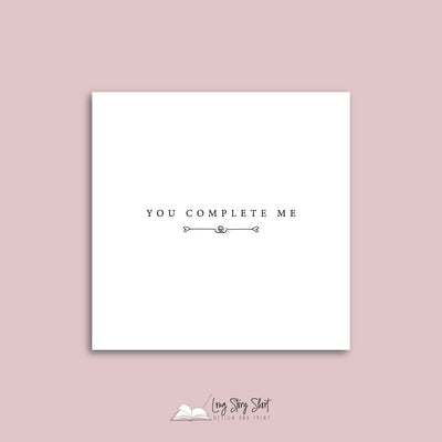 The Simplicity Valentines White Square Range Vinyl Label Pack