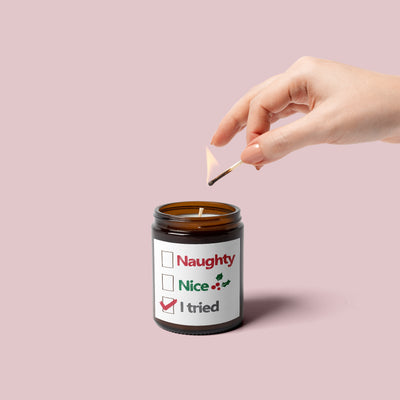 Naughty or Nice Vinyl Label Pack Square Matte/Gloss