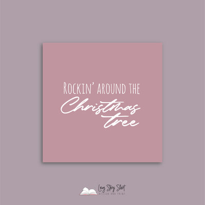 Rocking the Christmas Tree Pink Vinyl Label Pack Square Matte/Gloss