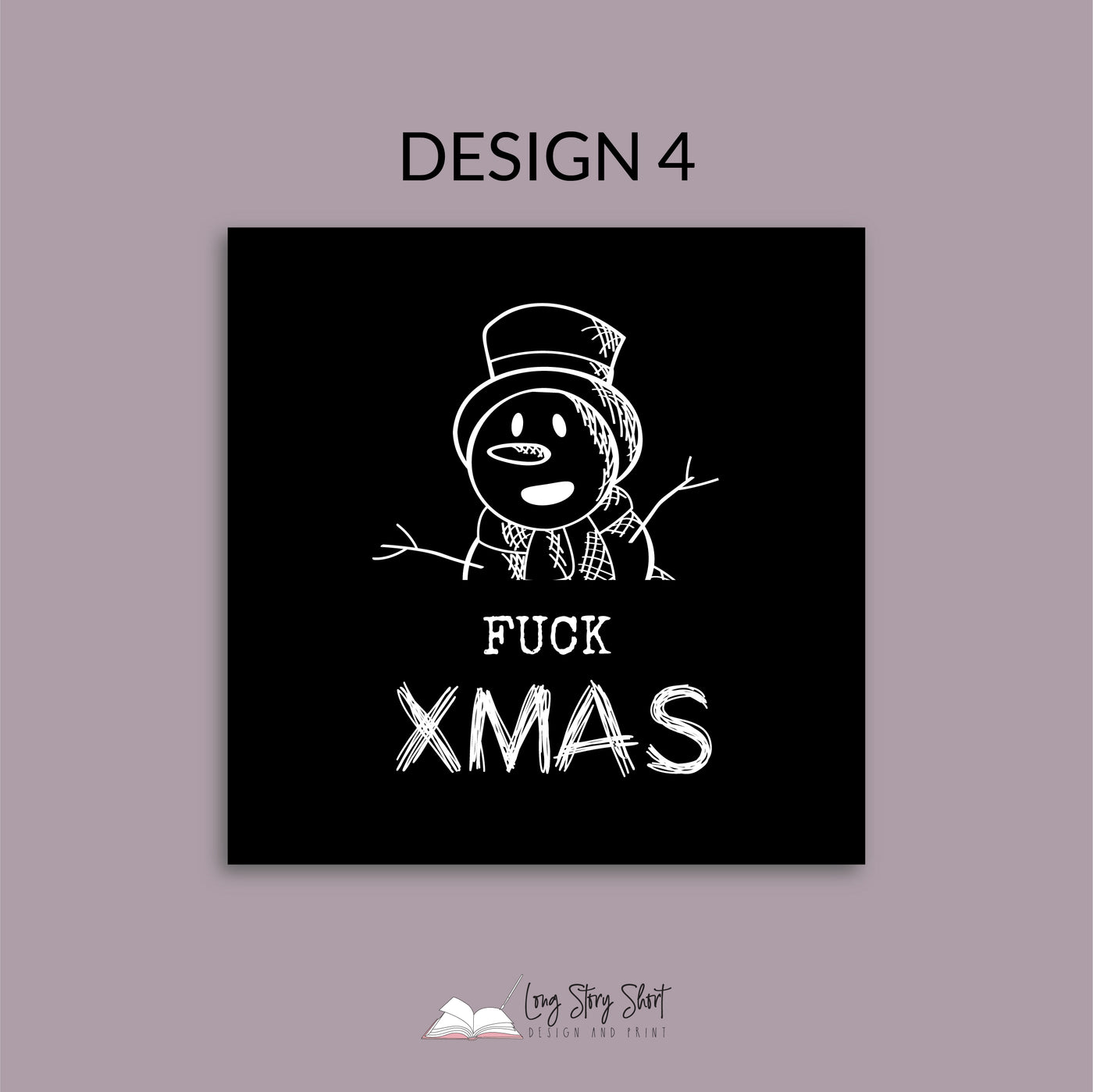 Naughty Christmas Vinyl Label Pack Matte/Gloss