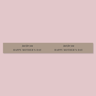 Minimalist Collection Mothers Day - Design One - Travel Tin Wrap - Matte/Gloss