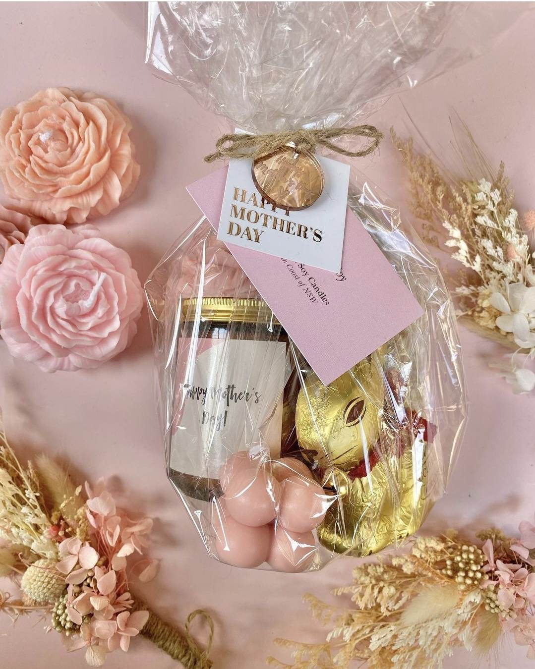 Rose Gold Foiled Swing Tag - Happy Mother's Day