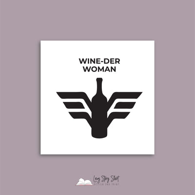 Wineder Woman Vinyl Label Pack
