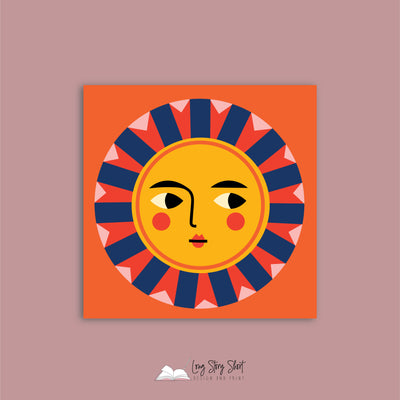 Abstract Sun One Vinyl Label Pack