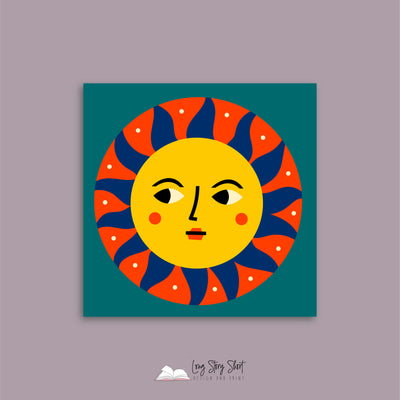 Abstract Sun Two Vinyl Label Pack