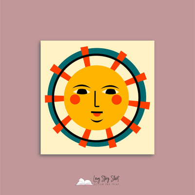 Abstract Sun Two Vinyl Label Pack
