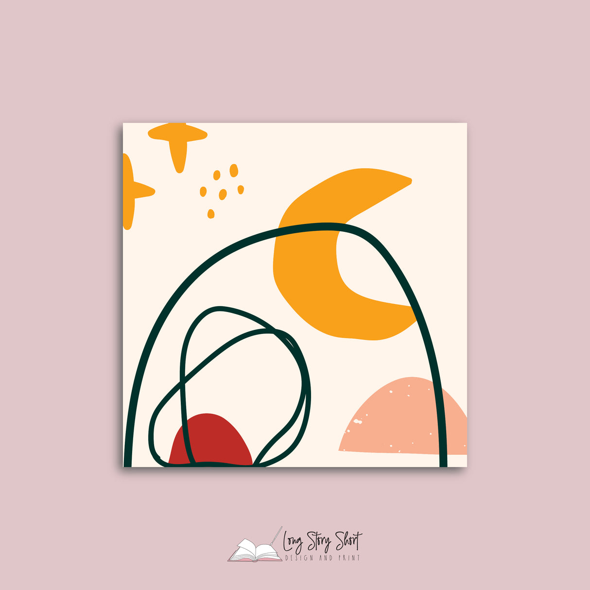 Woman Abstract Portraits Vinyl Label Pack