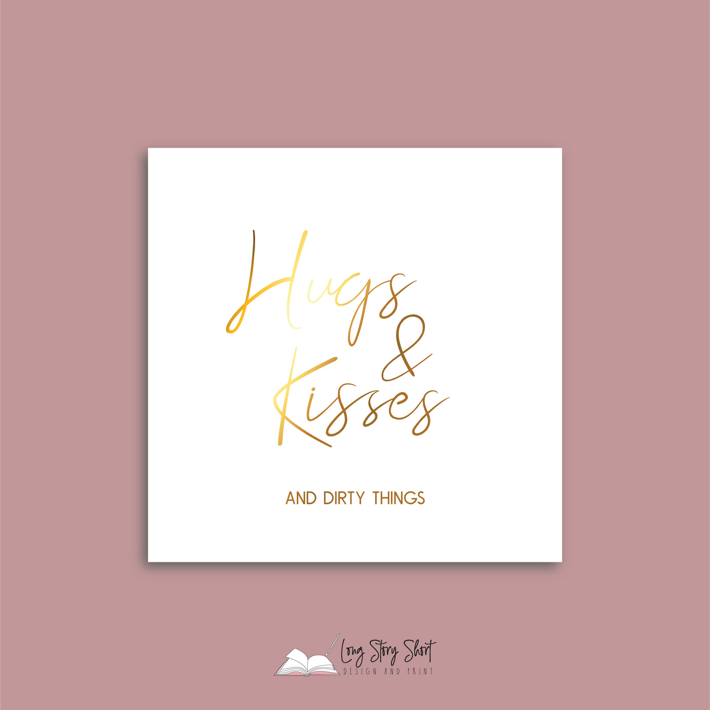 Hugs Kisses and dirty things Vinyl Label Pack