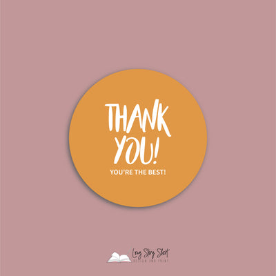 Thank you! You're the Best! Vinyl Label Pack