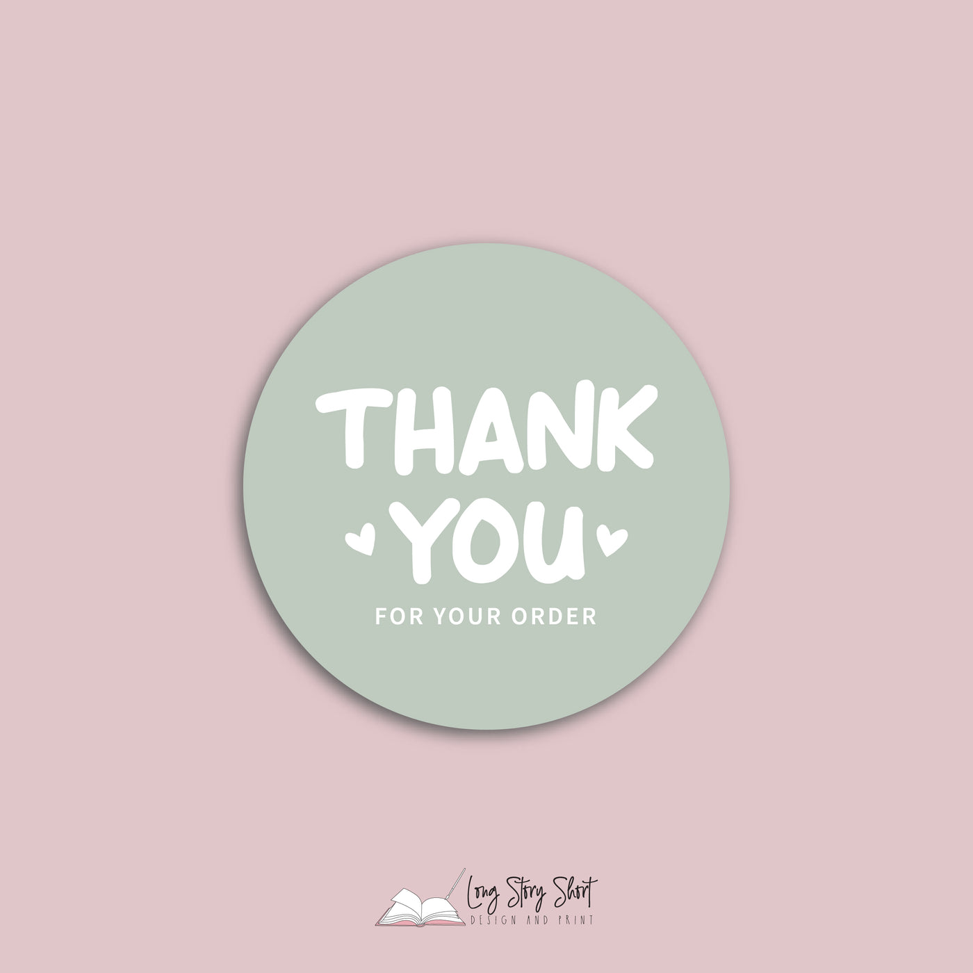 Thank you for your order Vinyl Label Pack