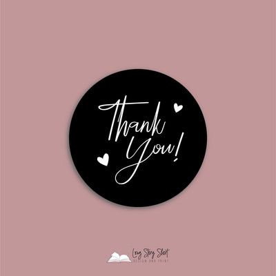 Thank you hearts Vinyl Label Pack