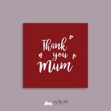 Thank you Mum Vinyl Label Pack