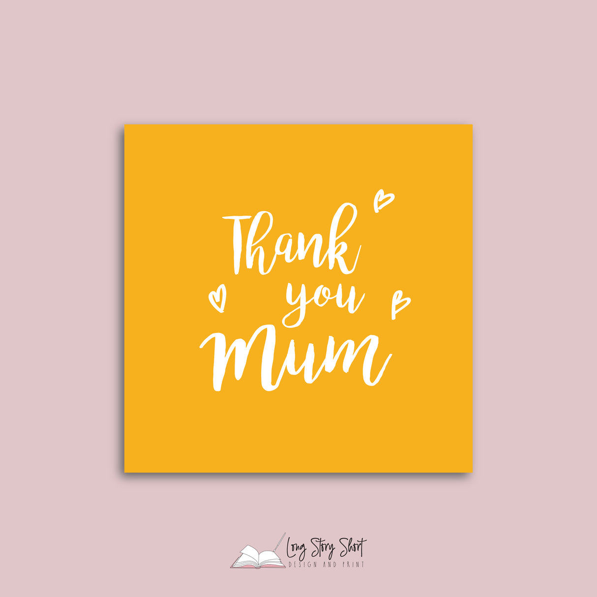 Thank you Mum Vinyl Label Pack