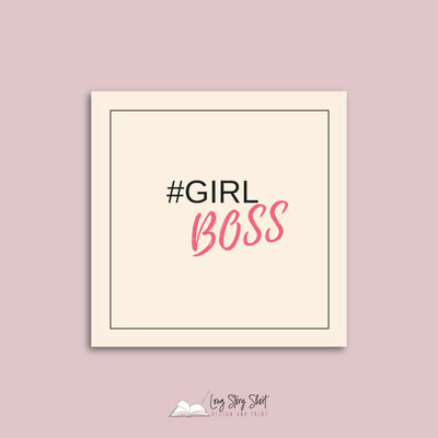 Girl Boss Vinyl Label Pack Square Matte/Gloss